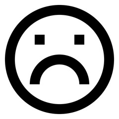Icon Tears Face With Style Outline