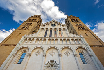Four tower cathedral in Pecs, Hungary
