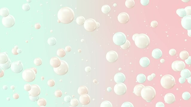 The love of freedom. Pink and blue pastel gradations. Stylish background animation with abstract design.