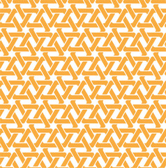 Yellow Orange Triangle Pattern Background Vector Illustration