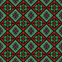 Seamless Pattern Ornament, Traditional, Ethnic, Arabic, Turkish, Indian Patterns suitable for any fabric and textile, wallpaper, packaging, Colorful Ethnic Festive Abstract Pattern