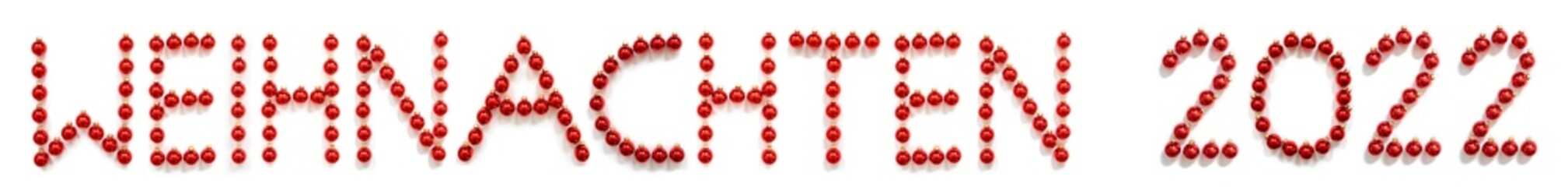 Red Christmas Ball Ornament Building Weihnachten 2022 Means Christmas 2022