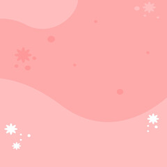 pink background with snowflakes for feed instagram