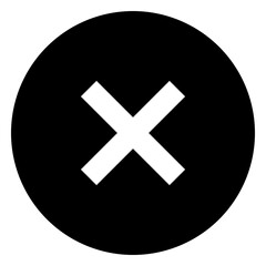 Obraz premium Icon Cancel With Style Glyph