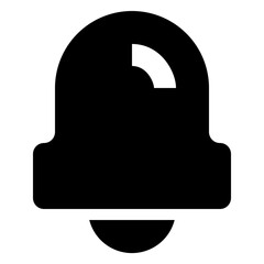 Icon Bell With Style Glyph