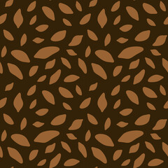 Intestinal Trematoda vector concept brown Seamless pattern