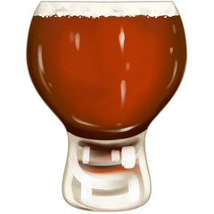 Classic marzen beer hand drawn illustration