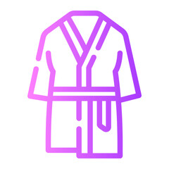 bathrobe gradient icon