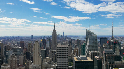 View of Manhattan from the Rockefeller Center top