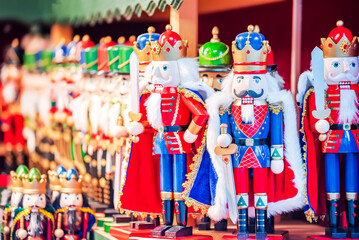 Salzburg, Austria - Christkindlmarkt nutcracker, Christmas Market