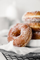 donuts with chocolate and nuts