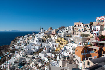 City scape oia with windmills - 539651627