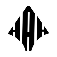 HAH logo. HAH logo letter logo design vector image. HAH letter logo design. HAH modern and creative letter logo. 3 letter logo Vector Art Stock Images.  