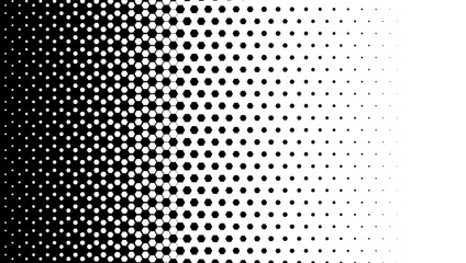 Black and white abstract halftone texture