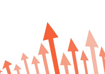 矢印 赤い　幾何学　背景　