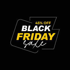 Black Friday Super Sale Banner or Poster Vector Design