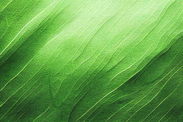 Green natural paper texture background, 3d illustration.