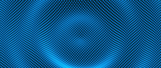 Fototapeta premium Wavy background with ripple effect. Vector illustration with particle. 3D grid surface.