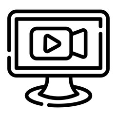 Var Replay line icon