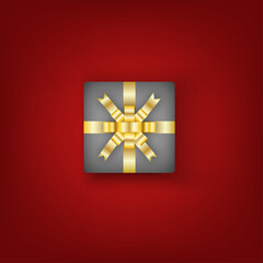 New year and Christmas gift boxes on white background.