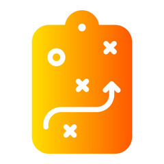 strategy gradient icon