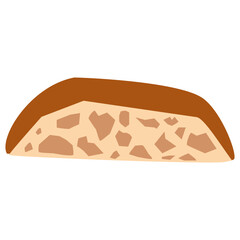 Sliced bread vector illustration