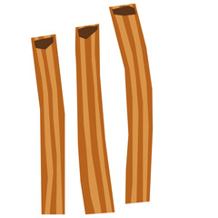 Sweet churros vector illustration
