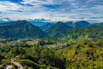 Fototapeta na wymiar Colombia Landscapes Aerial View | Kolumbiens Landschaften aus der Luft 