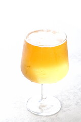 よく冷えたビールのグラス