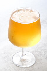 よく冷えたビールのグラス
