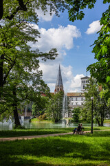 Park Reymonta w Łodzi.  © fotozen