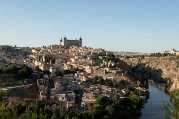 Fototapeta na wymiar Panoramic view of the Toledo City