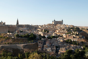 Fototapeta na wymiar Panoramic view of the Toledo City