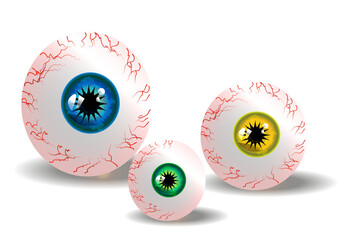 Halloween eye evil