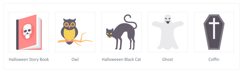 Halloween Story Book, Halloweeen Black Cat