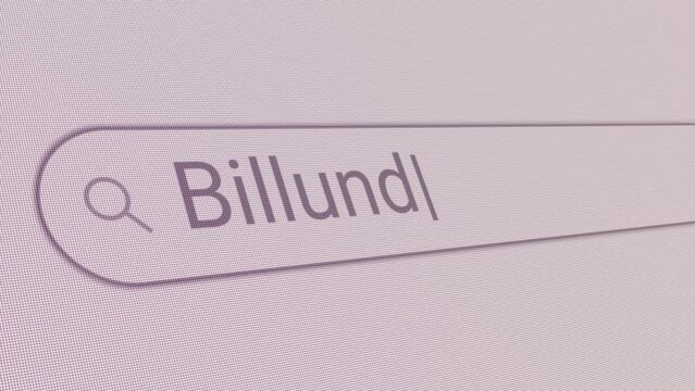 Search Bar Billund 
Close Up Single Line Typing Text Box Layout Web Database Browser Engine Concept