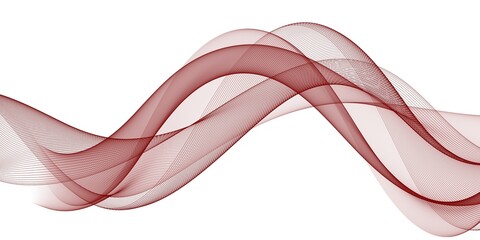 Color light red abstract waves design
