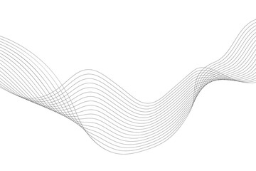 Abstract line wave white background. Modern wavy line abstract background
