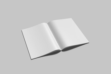 A4 Magazine Blank Mockup