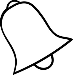 Isolated Christmas Bell Illustration