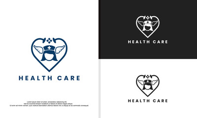 logo illustration vector graphic of health care