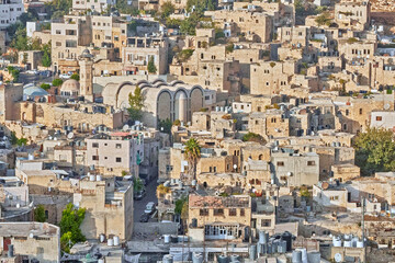 Fototapeta na wymiar Hebron ancient Jewish city in Israel. 