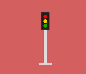 Traffic light design vector