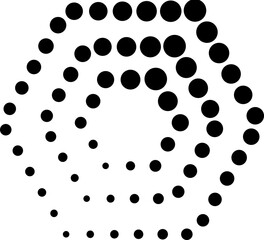 Hexagon Dots Element