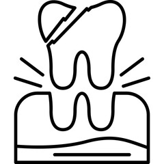 Obraz premium tooth Extraction Icon