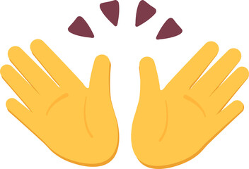 Emoji Hand Face Illustration