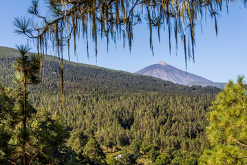 El Teide La Oroteva Canary Island landscape view