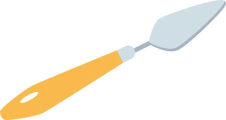 Hand drawn putty knife tool