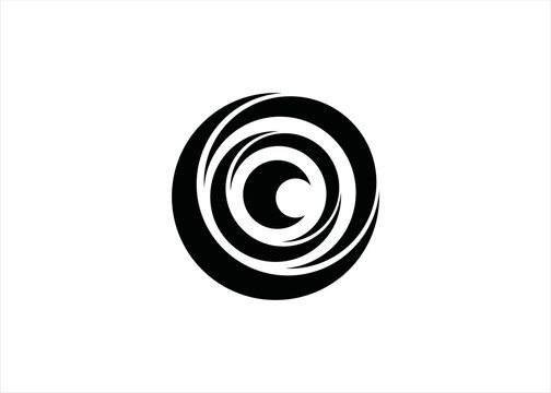 eye logo camera design symbol
