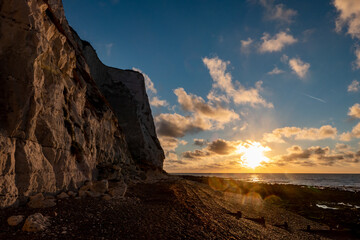 Widok na klif  St.Margarets bay